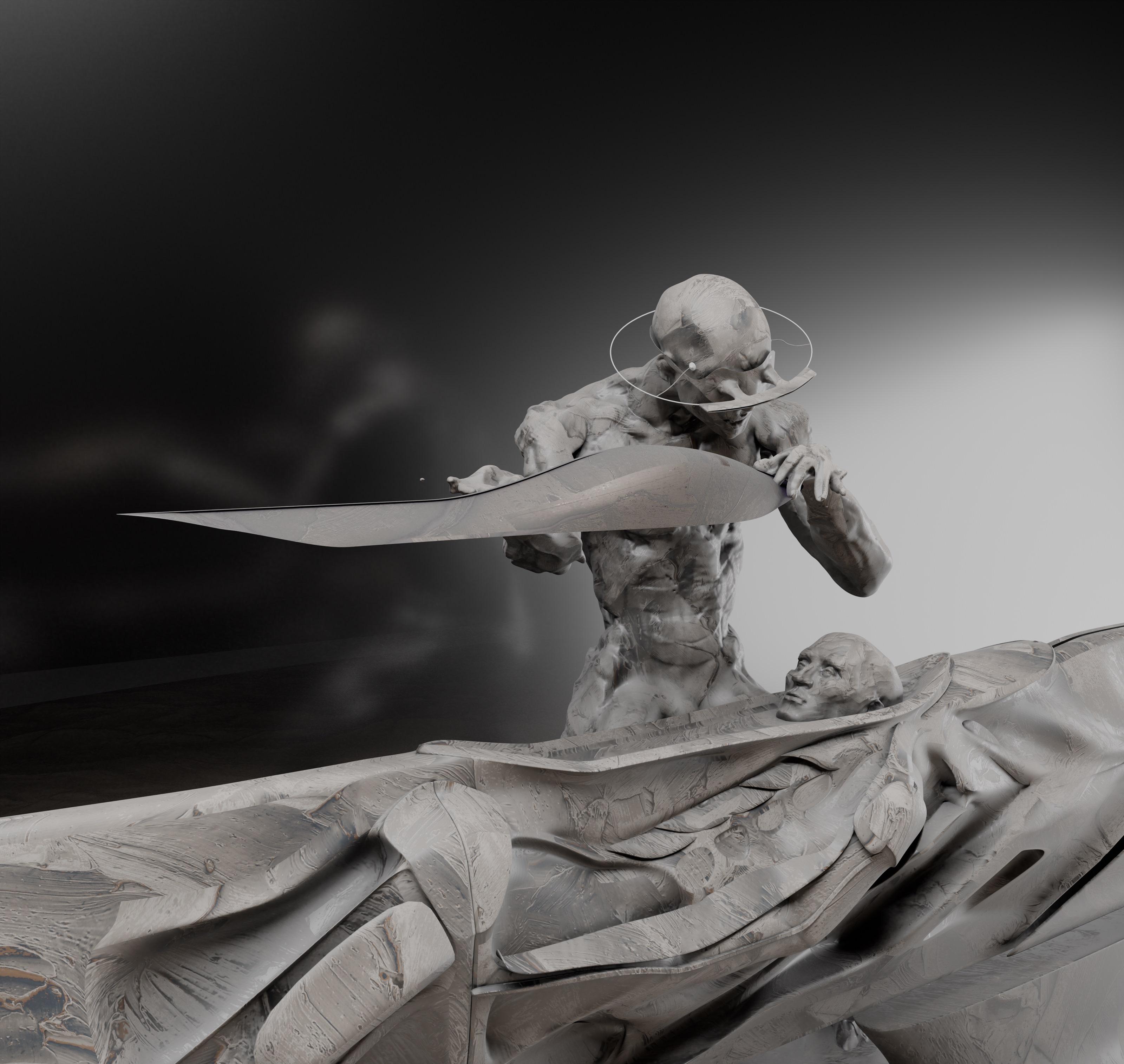 Sculpture study render 17