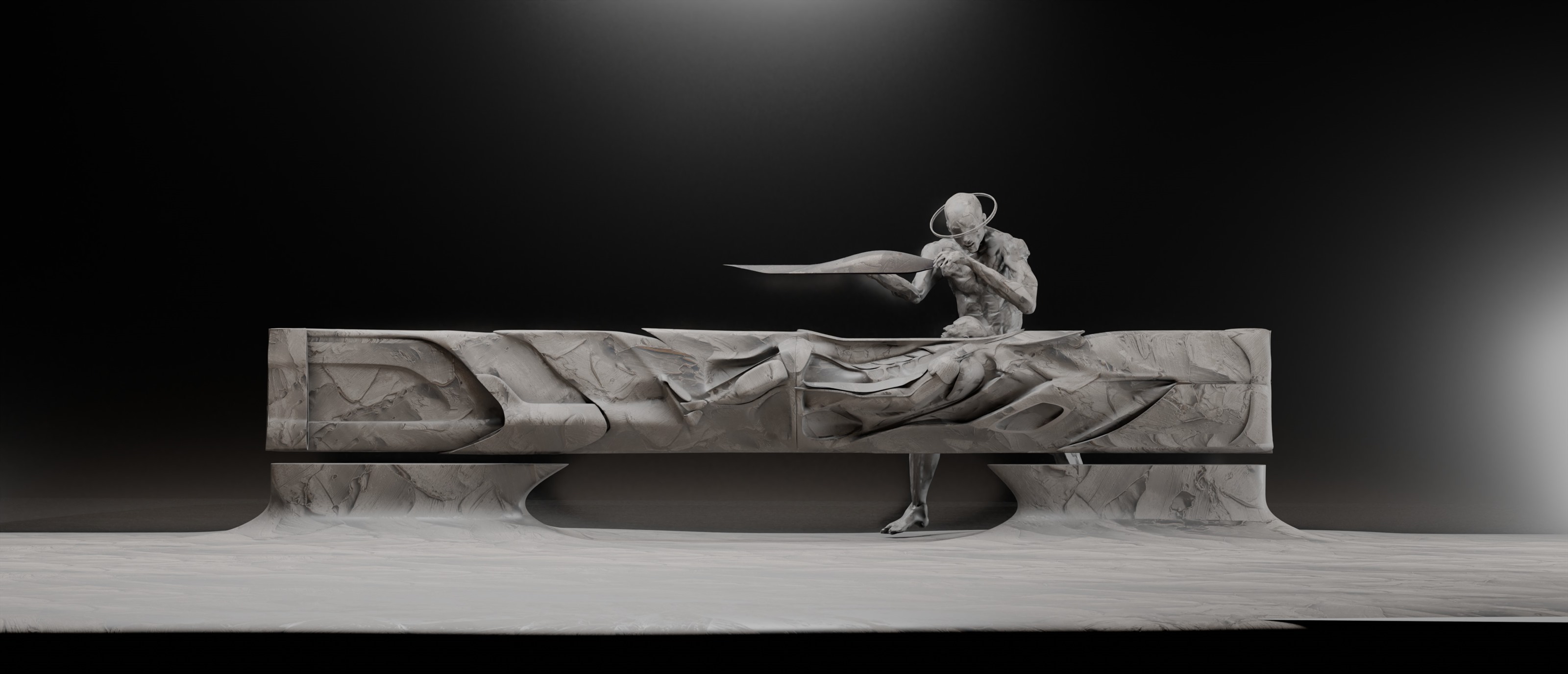 Sculpture study render 15